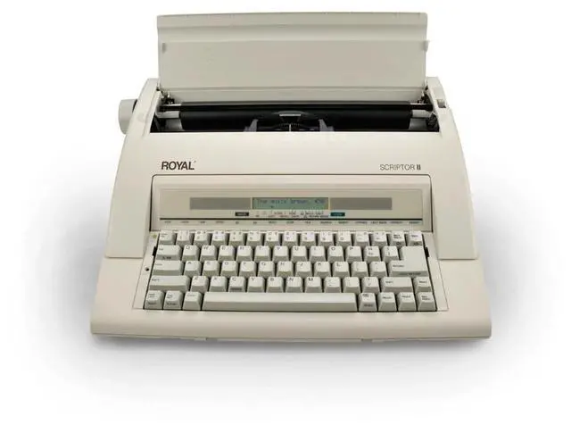 Main image of Royal 69147T Scriptor II Personal Portable Electronic Typewriter with 20 Character, 2 Line LCD Display
