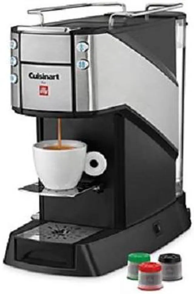 Alt view image 2 of 3 - Cuisinart EM-400 Black Single Serve Espresso and Coffee Machine