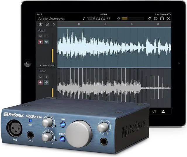 Alt view image 7 of 20 - PreSonus AudioBox iOne Portable USB 2.0 audio interface for Mac, PC, and iPad