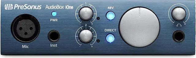 Alt view image 6 of 20 - PreSonus AudioBox iOne Portable USB 2.0 audio interface for Mac, PC, and iPad