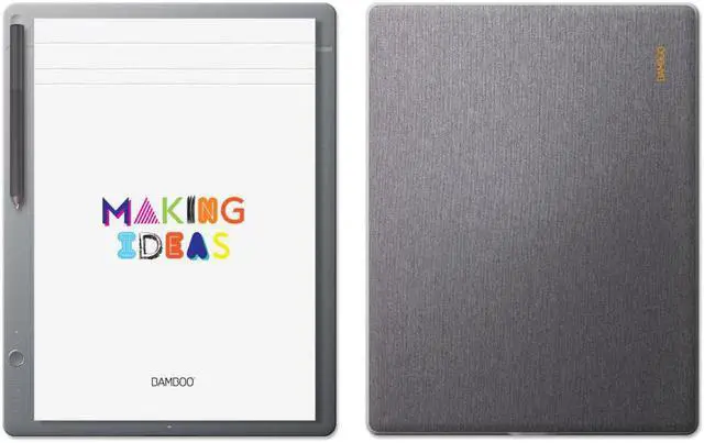 Alt view image 9 of 14 - Wacom Bamboo Slate CDS610S Smartpad A5 (Half Letter Size) / Small Notepad with Digitization Technology incl. Stylus with Ballpoint Pen / Compatible with Android and Apple