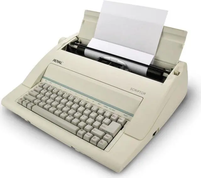 Alt view image 4 of 10 - Royal 69149V Scriptor Personal Portable Electronic Typewriter