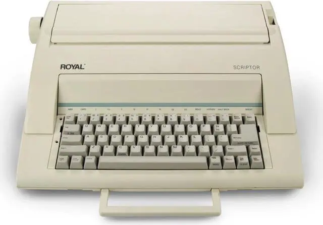 Alt view image 2 of 10 - Royal 69149V Scriptor Personal Portable Electronic Typewriter