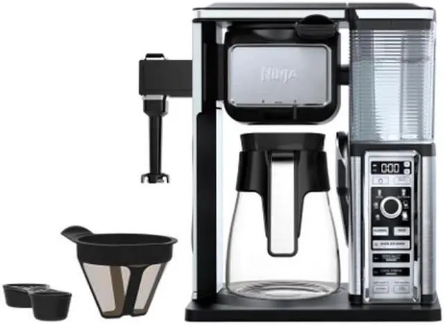 Alt view image 10 of 20 - Ninja - Coffee Bar 10-Cup Coffeemaker - Black/Stainless