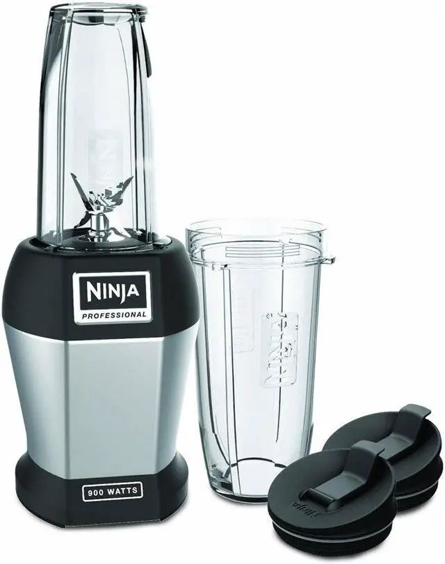 Alt view image 14 of 20 - Ninja BL456 Nutri Ninja Pro Blender, Black/Silver