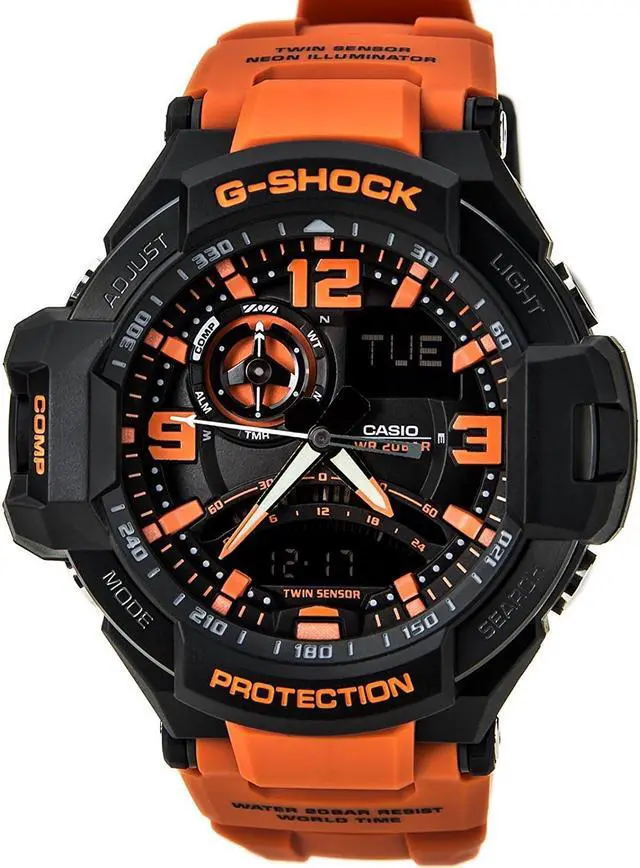 Alt view image 13 of 20 - Casio Mens G-Shock GA1000 4A Watch