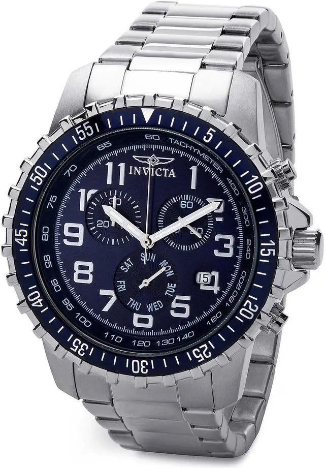 Alt view image 11 of 17 - Invicta  Specialty 6621  Stainless Steel Chronograph  Watch