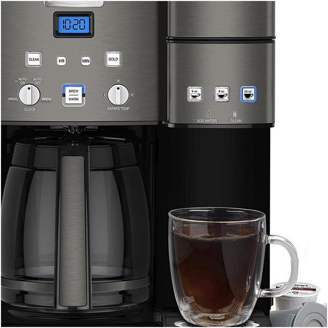 Cuisinart 12 Cup Coffee Maker and Single-Serve Brewer - Black Stainless  Steel - SS-16BKS