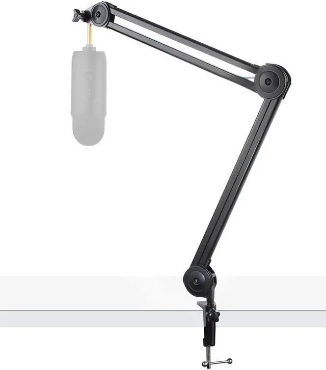 Alt view image 3 of 7 - Knox Gear 30" Microphone Desktop Boom Arm (Black)