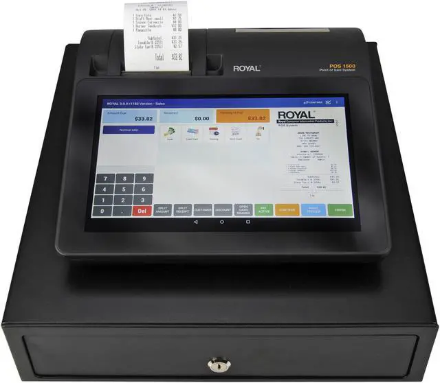 Main image of Royal POS 1500 Point of Sale Cash Management System with Built-in Thermal Printer (89207J)