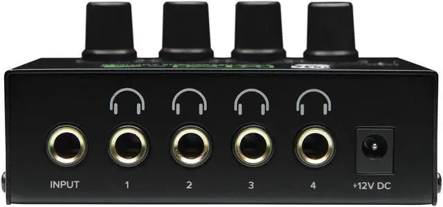 Alt view image 3 of 19 - Mackie HM-4, 4-Way Headphone Amplifier
