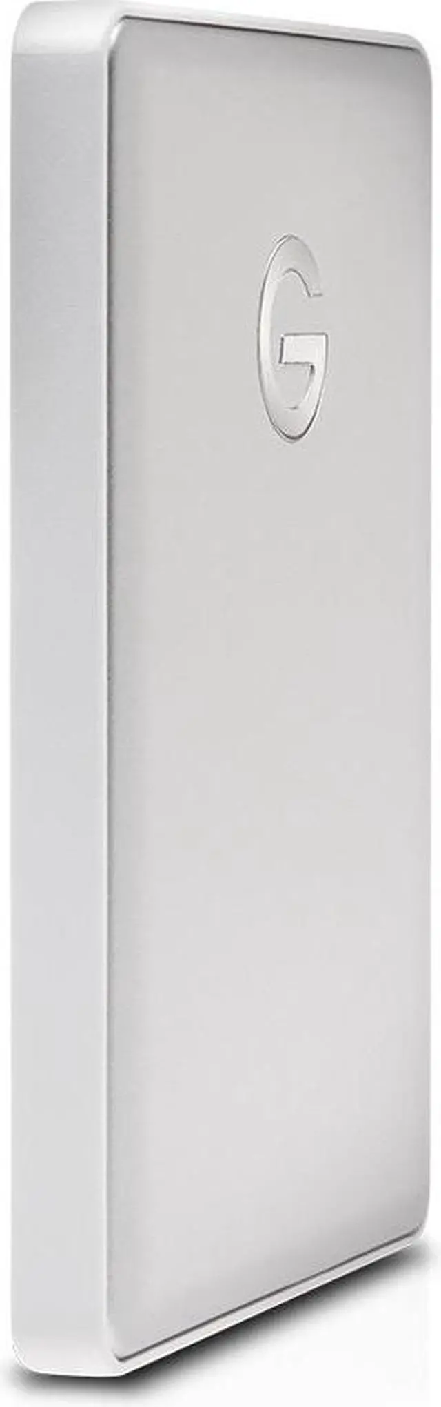 Alt view image 5 of 20 - G-Technology 2TB G-DRIVE mobile USB-C Portable External Hard Drive, USB 3.1 Gen 1, Silver (0G10339)