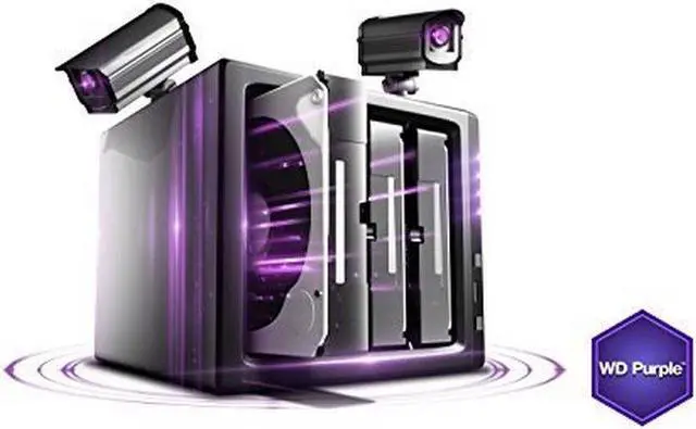Alt view image 4 of 20 - WD Purple 4TB Surveillance Hard Disk Drive - 5400 RPM Class SATA 6 Gb/s 64MB Cache 3.5 Inch - WD40PURX [Old Version]