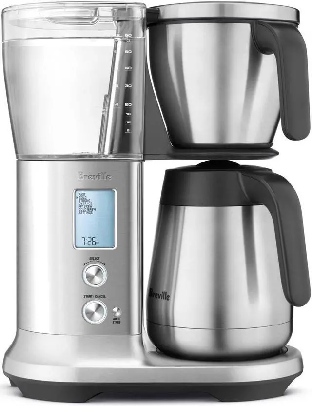 Alt view image 7 of 20 - Breville - Precision Brewer 12-Cup Thermal Coffee Maker - Brushed Stainless Steel