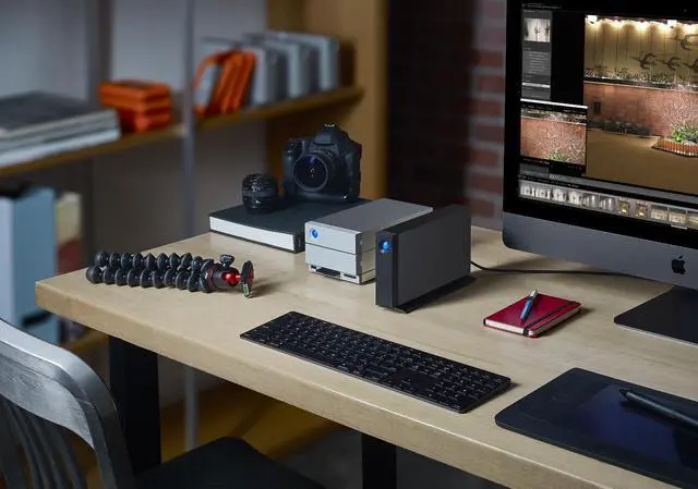 Alt view image 7 of 10 - LaCie d2 Professional 4TB USB 3.1 Hard Drives - Desktop External STHA4000800 Black