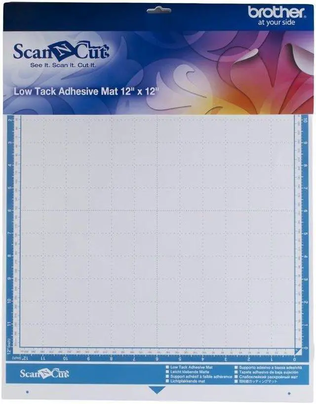 Alt view image 2 of 6 - Brother CADXMATLOW12 12" x 12" Low Tack Adhesive Mat