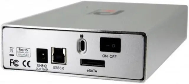 Main image of Fantom Drives G-Force 3 4 Tb Hard Drive - External - Silver - Taa Compliant