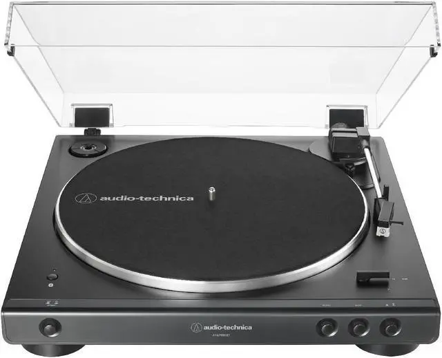 Alt view image 4 of 20 - Audio Technica Fully Automatic Wireless Belt-Drive Turntable - Black