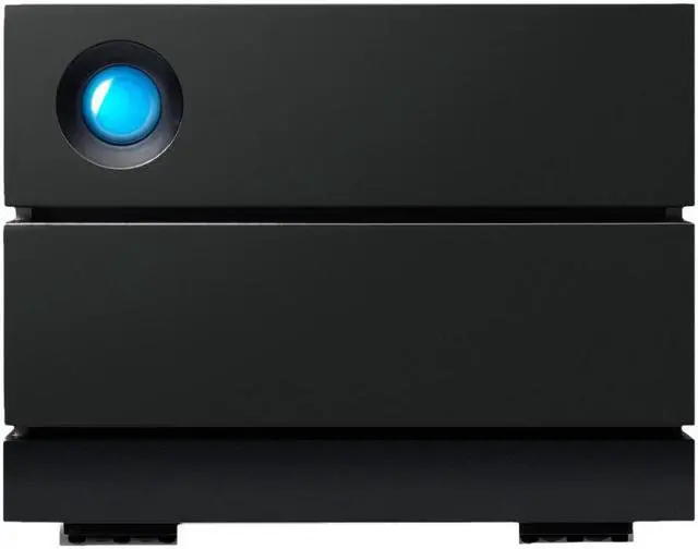 Alt view image 9 of 15 - LaCie 2big RAID 8TB USB-C External Hard Drive STHJ8000800 Black