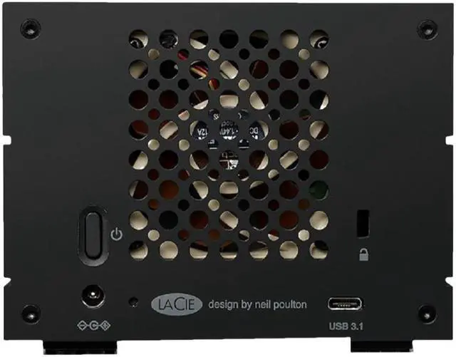 Alt view image 12 of 15 - LaCie 2big RAID 8TB USB-C External Hard Drive STHJ8000800 Black