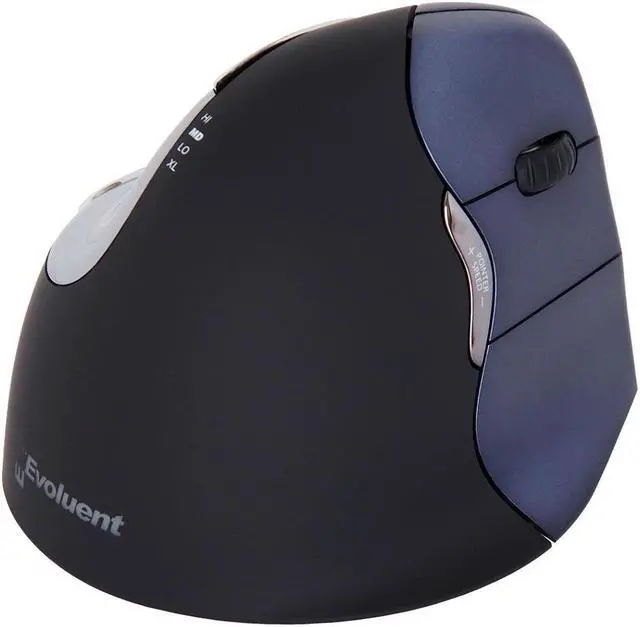 Alt view image 7 of 20 - Evoluent - VM4RW - Evoluent Verticalmouse Right Handed Wireless - Optical - Wireless - Radio Frequency - 2.40 GHz - USB