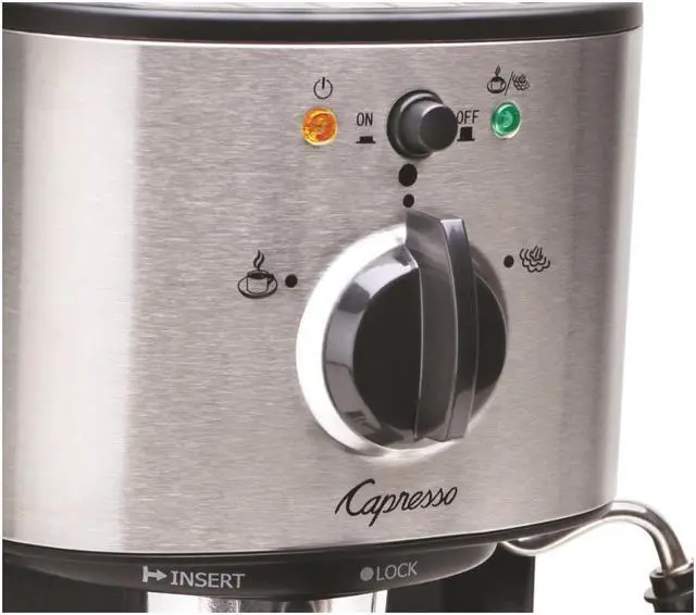 Alt view image 2 of 20 - Capresso EC100 Pump Espresso and Cappuccino Machine