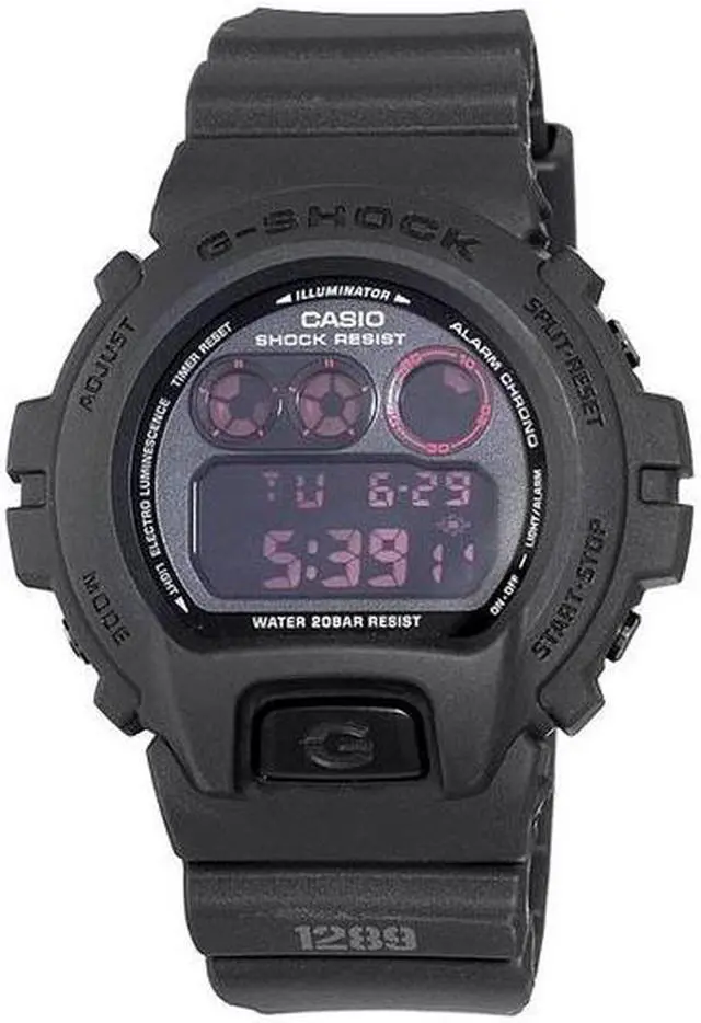 Alt view image 13 of 17 - Casio G-Shock DW6900MS-1 Classic 3-Eye Master of G Wristwatch
