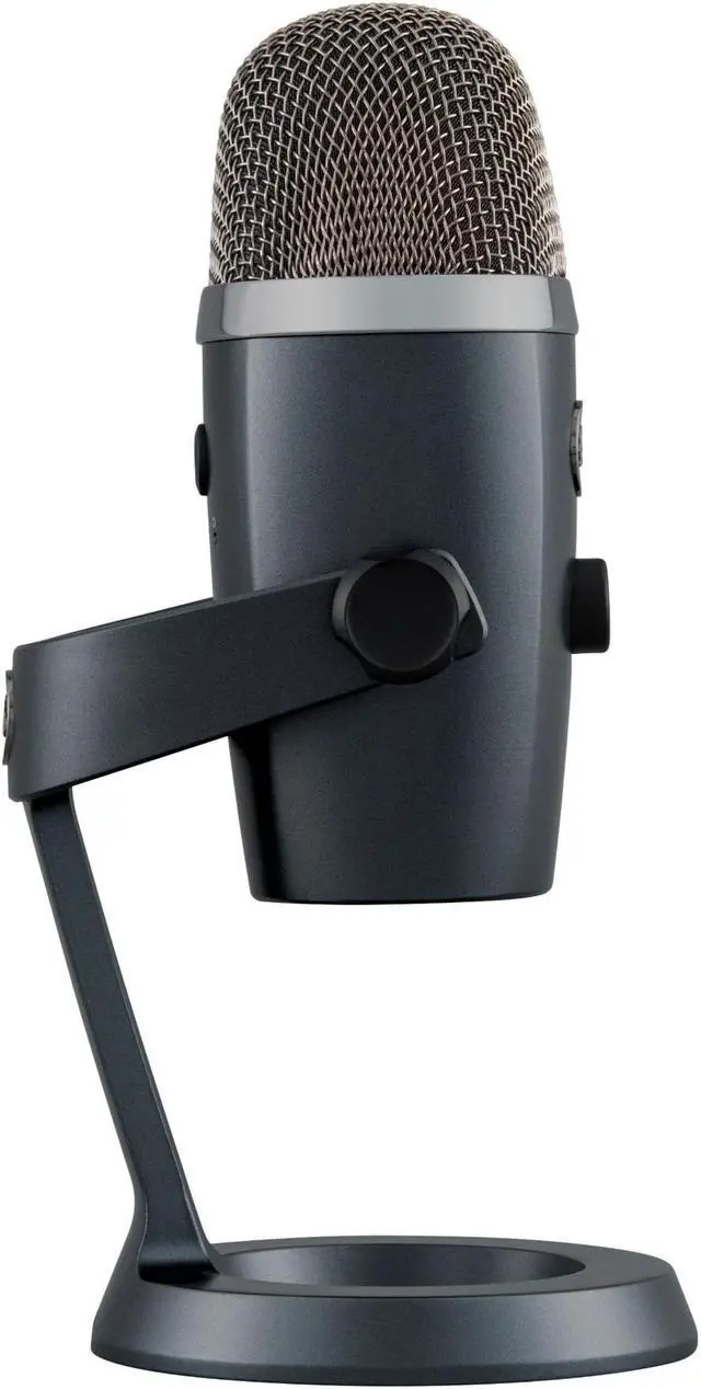 Alt view image 4 of 7 - Blue Yeti Nano USB Mic (Shadow Gray) w/ Knox Boom Arm, Shock Mount & Pop Filter