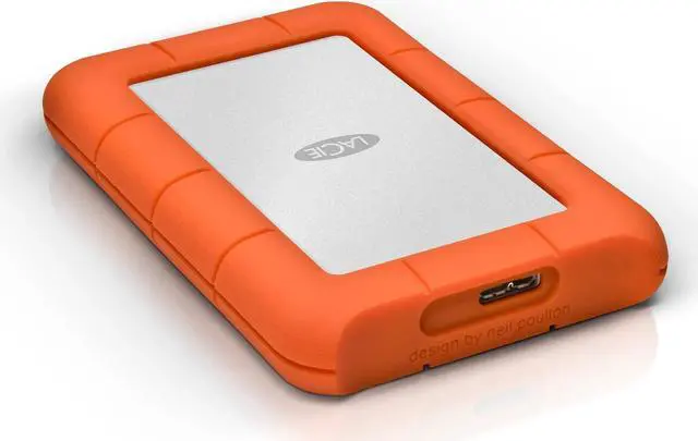 Alt view image 6 of 20 - LaCie 5TB Rugged Mini Portable Hard Drive USB 3.0 Model STJJ5000400 Orange