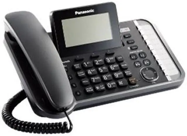 Alt view image 2 of 4 - Panasonic KX-TG9581B 1 Handset Corded 2 Line Phone