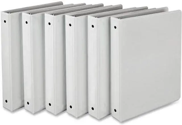 Alt view image 4 of 7 - Samsill Economy View Binder 1" Cap Holds 225pgs 6/CT WE I08537