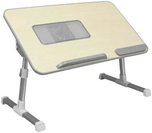 Alt view image 16 of 20 - Aluratek Adjustable Ergonomic Laptop Cooling Table With Fan