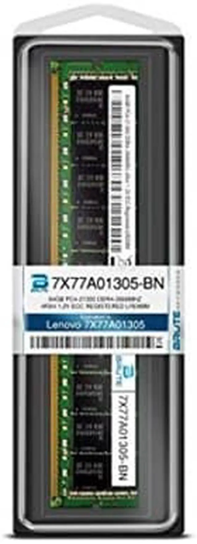 Alt view image 5 of 8 - Lenovo 7X77A01305 Truddr4 - Ddr4 - 64 Gb - Lrdimm 288-Pin - 2666 Mhz / Pc4-21300 - 1.2 V - Load-Reduced - Ecc - For Thinksystem Sn850, Sr530, Sr550, Sr570, Sr590, Sr630, Sr650, Sr850, Sr860, Sr950, S