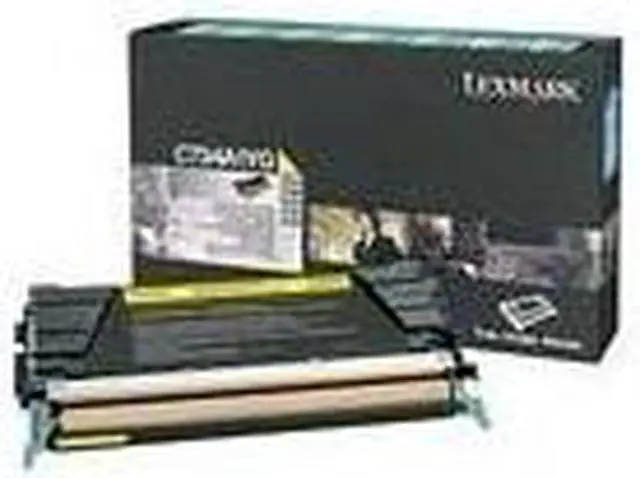 Alt view image 7 of 13 - Lexmark C734A4YG Return Program Toner Cartridge - Yellow