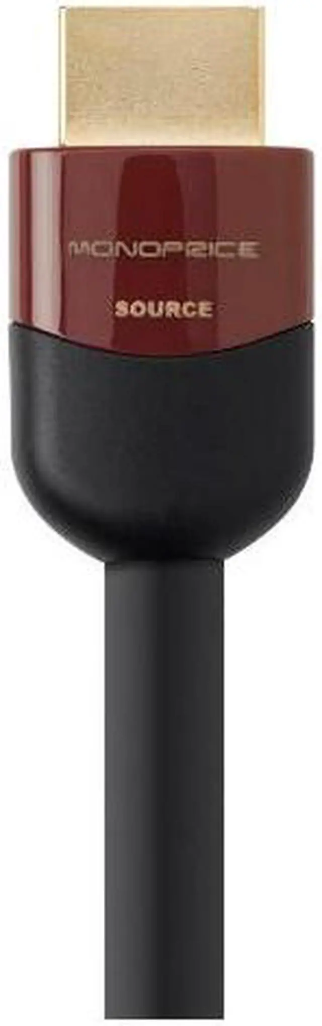 Alt view image 12 of 16 - Monoprice HDMI Cable - 60 Feet - Black | High Speed, Active Chipset, 4k@24Hz, 10.2Gbps, 24AWG, YUV 4:2:0, CL2 - Cabernet Ultra Series