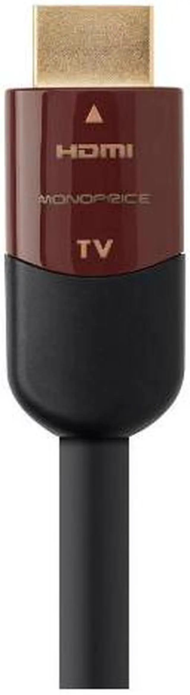 Alt view image 9 of 14 - Monoprice HDMI Cable - 25 Feet - Black | High Speed, Active Chipset, 4K@60Hz, HDR, 18 Gbps, CL2 - Cabernet Ultra Series