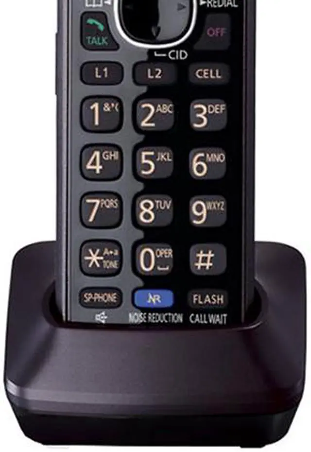 Alt view image 18 of 20 - Panasonic KX-TG9541B-N 1 Handset Cordless Phone