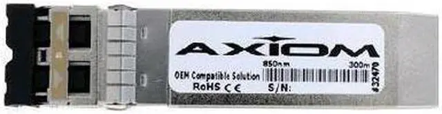 Alt view image 2 of 3 - Axiom XBR-000198-AX Sfp+ Transceiver Module ( Equivalent To: Brocade Xbr-000198 ) - 16Gb Fibre Channel (Long Wave) - Fibre Channel - Lc Single Mode - Up To 6.2 Miles - 1310 Nm
