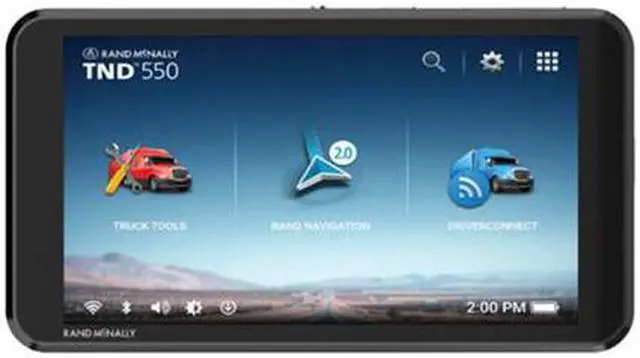 Alt view image 7 of 14 - Rand McNally TND550 TND 5 Inch GPS Truck Navigator with Easy-to-Read Display