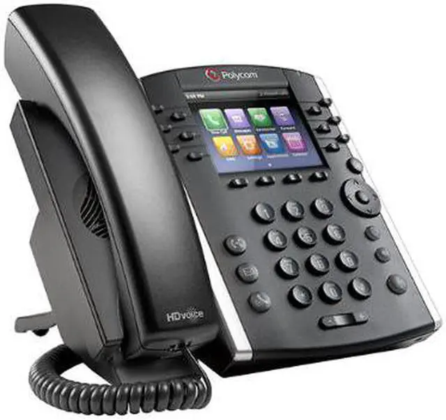 Alt view image 3 of 6 - Polycom VVX 410 (2200-46162-025) 12-line Mid-Range Business Media Phone