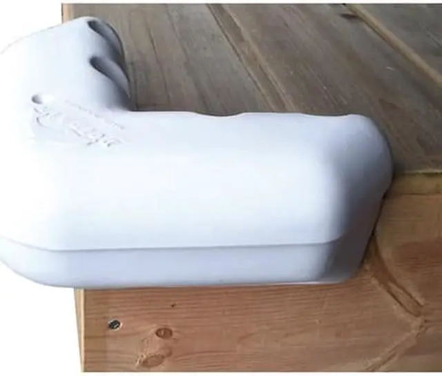 Alt view image 5 of 8 - Dock Edge Corner Dockguard - White Corner Dockguard