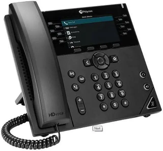 Alt view image 13 of 20 - Polycom 450 IP 12 Line Wall Mountable DeskTop Corded Phone 220048840025