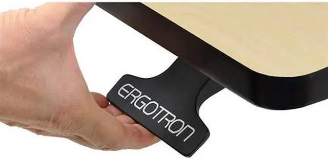 Alt view image 4 of 14 - Ergotron 24-271-928 WorkFit-D, Sit-Stand Adjustable-Height Desk - Birch Surface