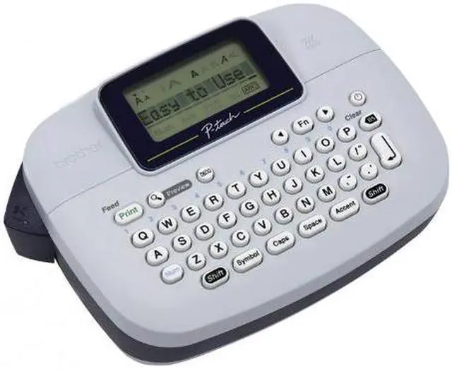 Alt view image 11 of 20 - Brother P-touch PT-M95 Handy Label Maker, Direct Thermal, 230 dpi, 7.5mm./sec, Up to 2 Print Lines, Manual Cutter