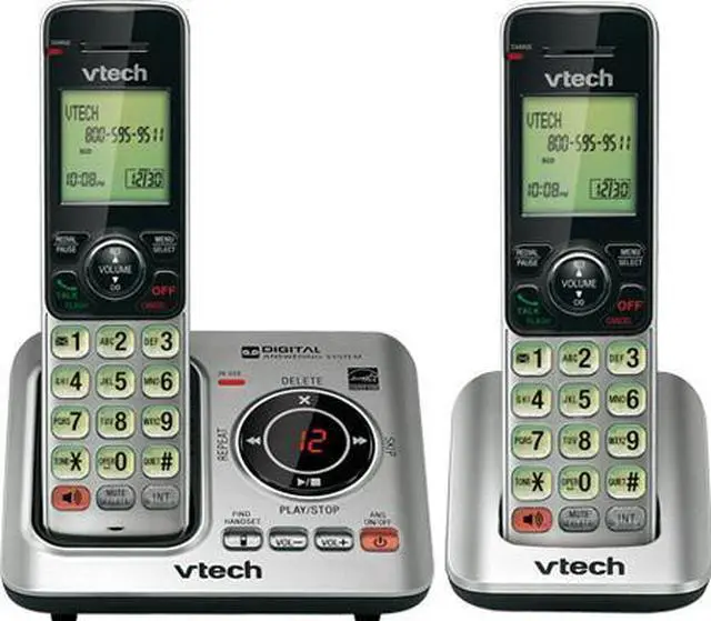 Alt view image 8 of 11 - Vtech CS6629-2 Cordless Phone - 1.90 GHz - DECT 6.0