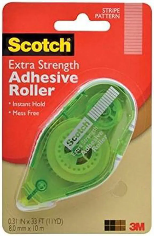 Alt view image 5 of 13 - Scotch Extra Strength Adhesive Roller 3/8" x 396" 6055ES