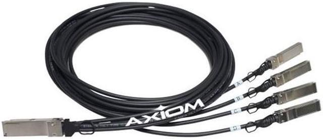 Alt view image 6 of 6 - Axiom Qsfp+ To 4 Sfp+ Passive Twinax Cable 1m - Twinaxial