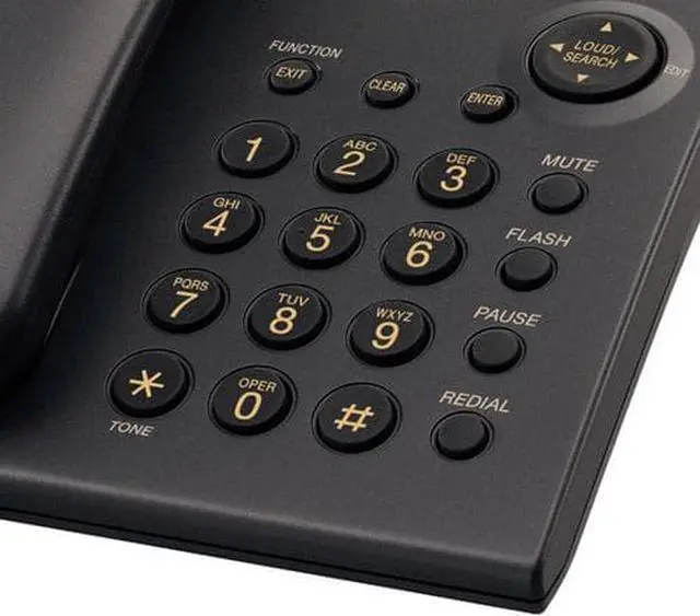 Alt view image 3 of 7 - Panasonic KX-TSC11B Corded Phone