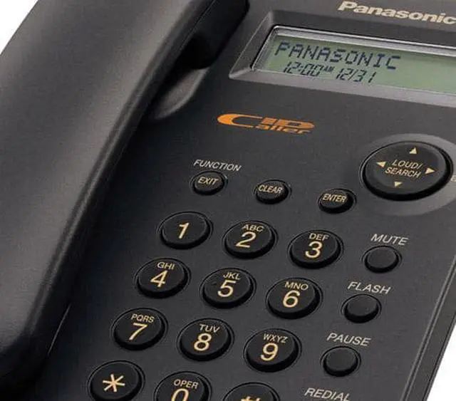 Alt view image 7 of 7 - Panasonic KX-TSC11B Corded Phone