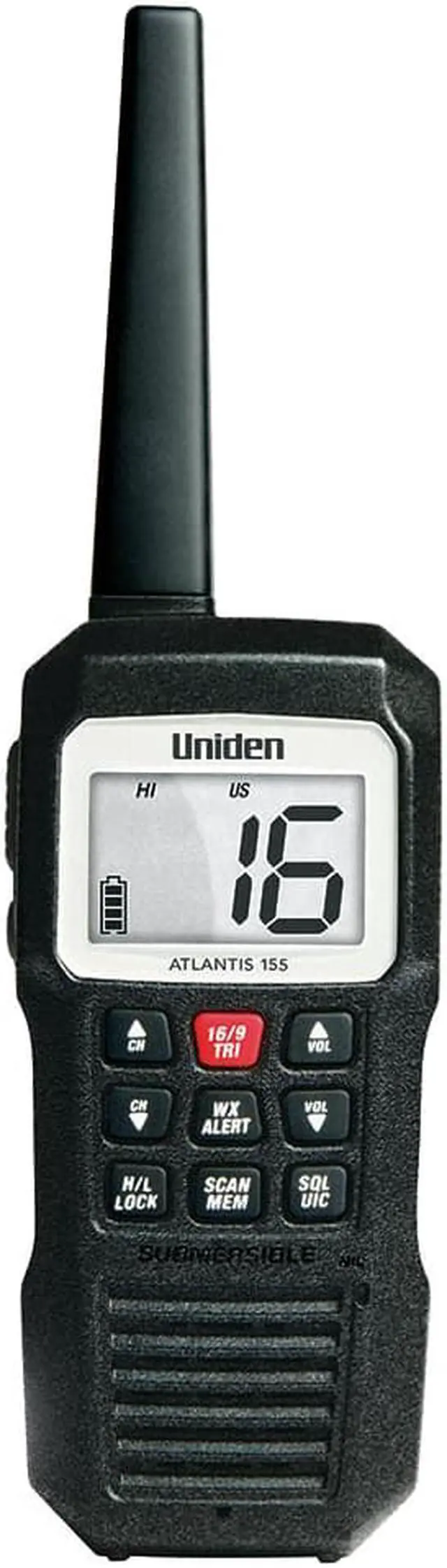 Alt view image 15 of 19 - UNIDEN Handheld 2-Way VHF Marine Radio Floating ATLANTIS 155